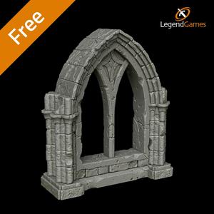 FREE Gothic Ruin Window - LegendGames