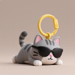 Cat keychain