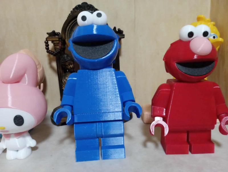 Cookie Monster multi part print