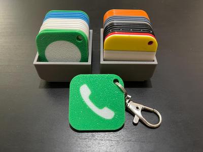 Phone - App Icon Keyring