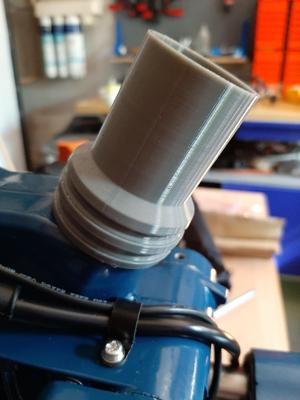 Adaptateur sortie aspirateur scie à onglet Dexter