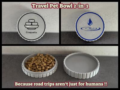 Portable pet bowls
