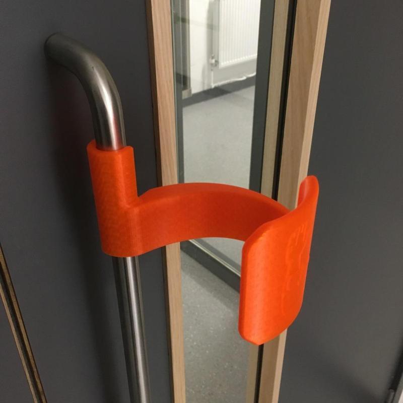 COVID-19 no touch door handle