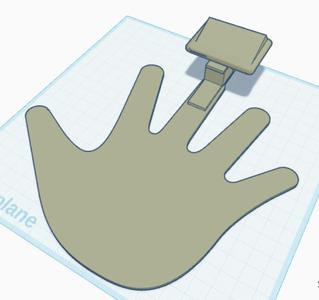 Hand in your face