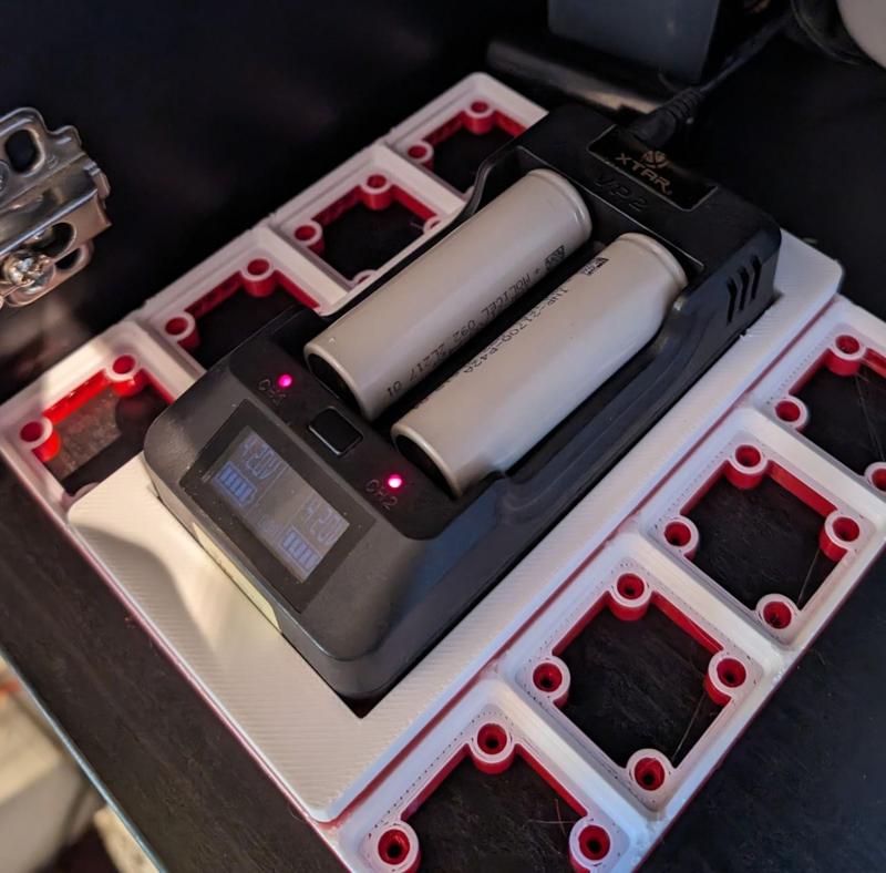 Gridfinity Xtar VP2 Charger Base