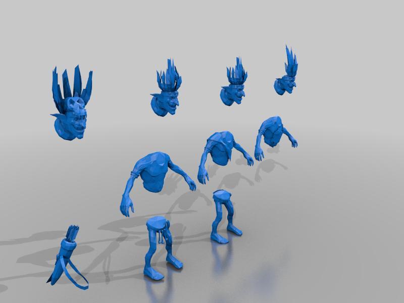 forest goblin exploded - aos - wtw - greenskins - tm