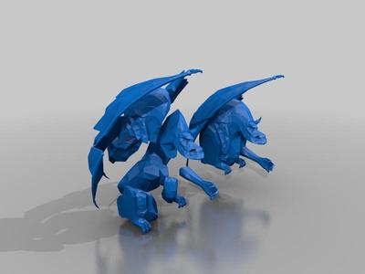 dragon statues - terrain