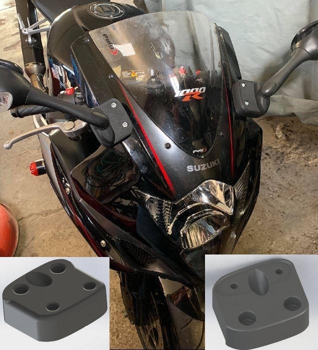Suzuki GSXR mirror extension