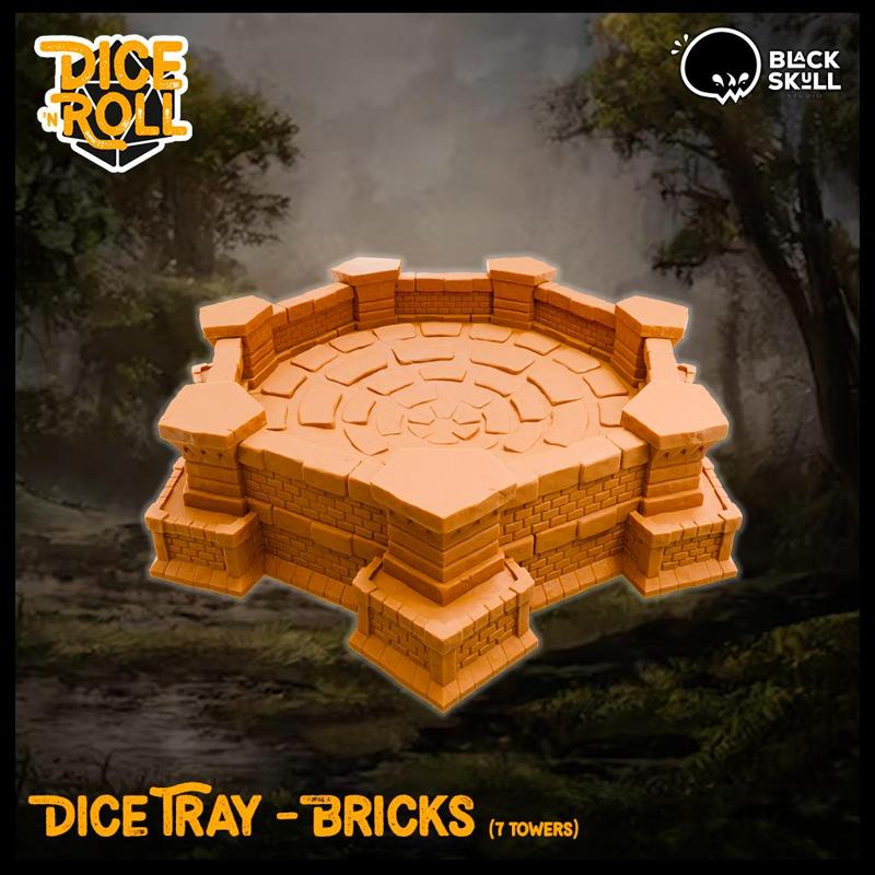 Dice Tray - Seven Towers & Dice Holder