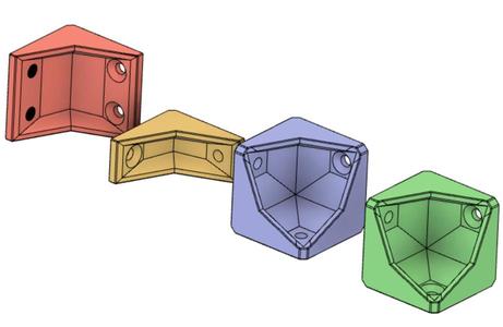Corner Brackets v2 "Half-Flats" Remix