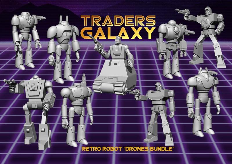 Retro Robot - Drones Bundle