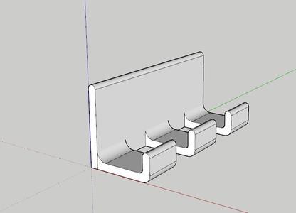 Toothbrush Wall Support
