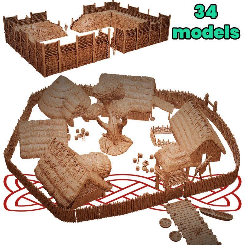 Realistic Celtic Village #2