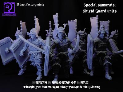 Samurai Shield Guard unit set