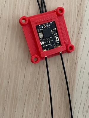 FrSky XM+ Receiver Mount 20x20 with antenna holder