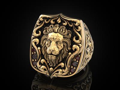 Hot Lion Ring