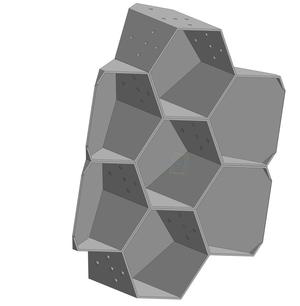 Угловая полка состыковачная