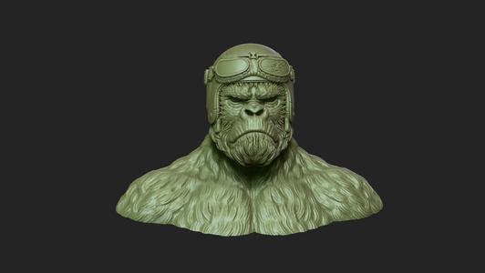 Gorilla Biker (Shoulders)
