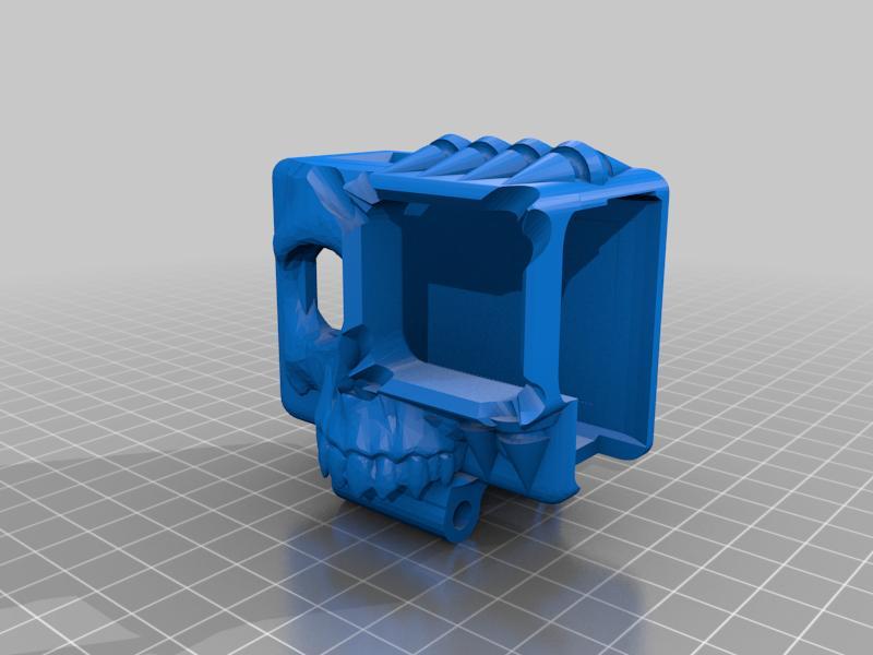 GoPro Hero 5 6 7 Skull Mount for Skitzo Nova
