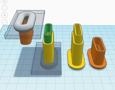 IKEA LACK Filament Guide 5 PTFE Tubes