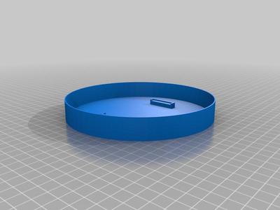 Hydractinia viewing dish with integrated slide holder