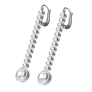 Diamond Bezel Drop Earring