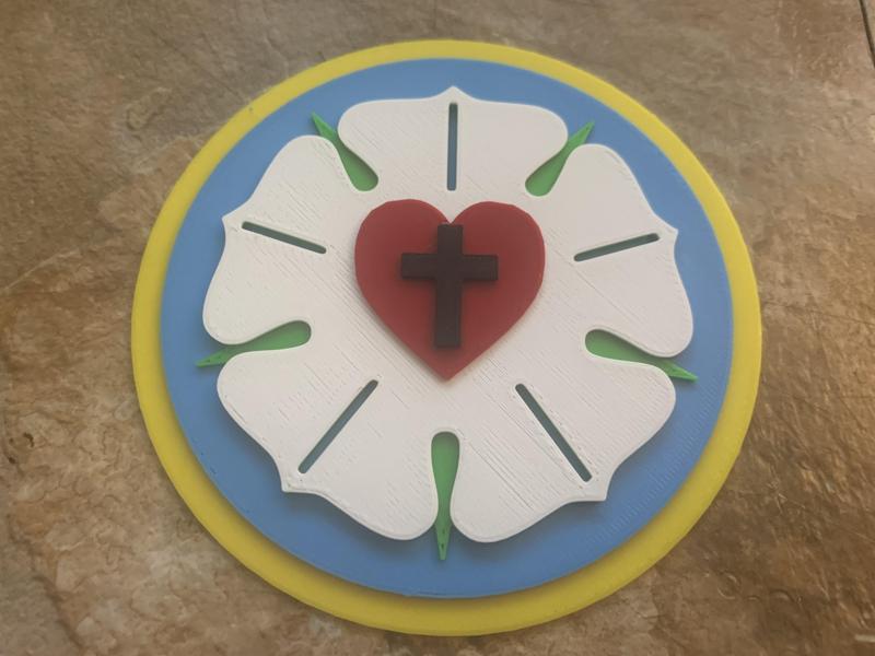 Martin Luther's Seal Lutheran Symbol