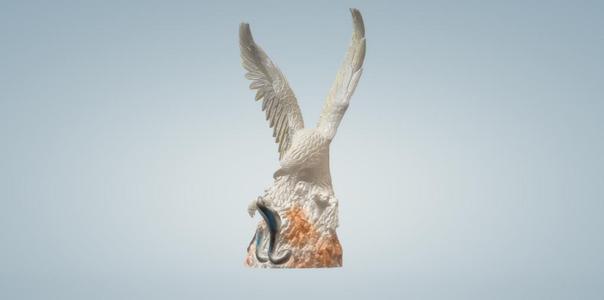 Eagle with Sanke beautiful Real Statue 