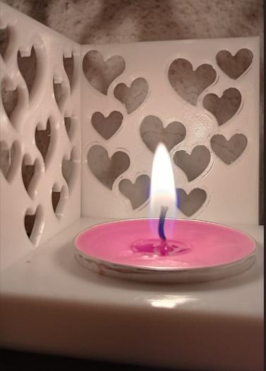 Valentine's Day candle holder