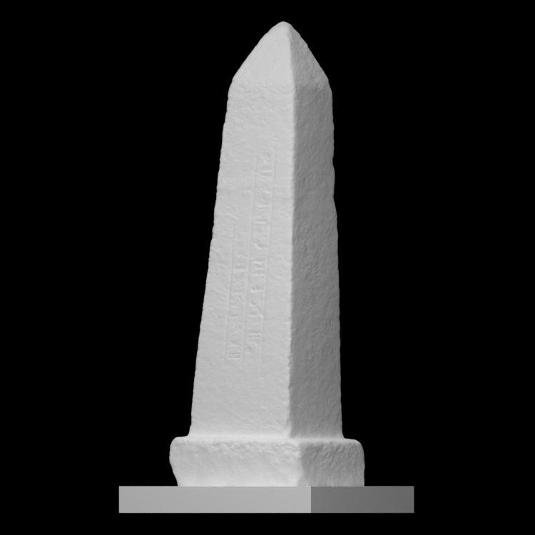 Inscribed obelisk