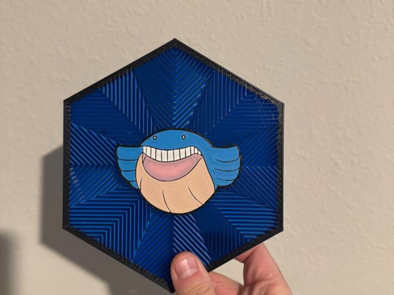 #320 Wailmer Hex Wall Art