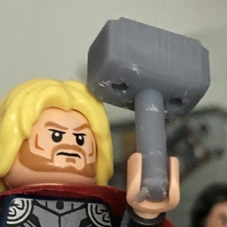 LEGO MJOLNIR, 1/1 scale replica