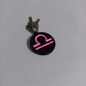 Libra sign keychain