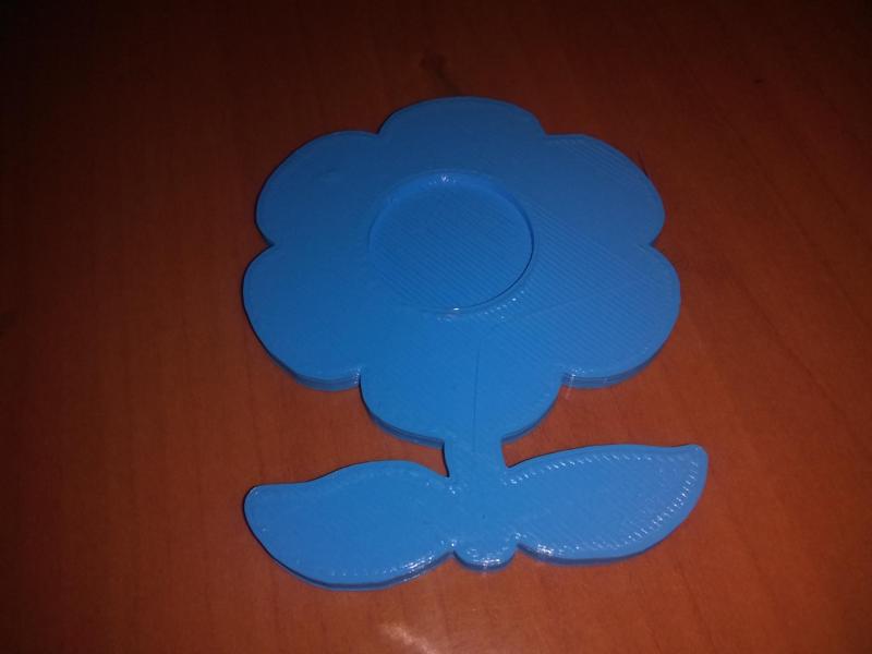 Flor posavasos