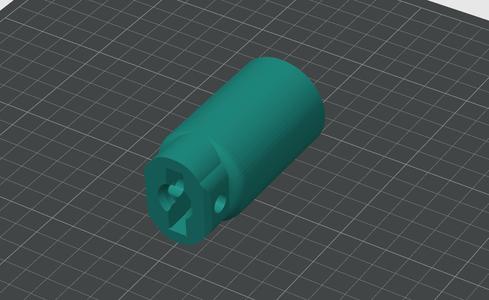 scissor jack to 1/2"