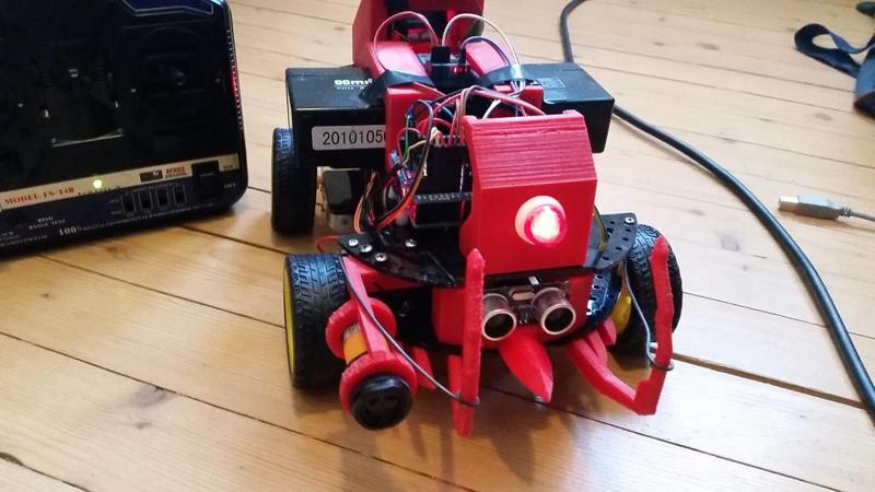 Parts for remote controlled smart car.