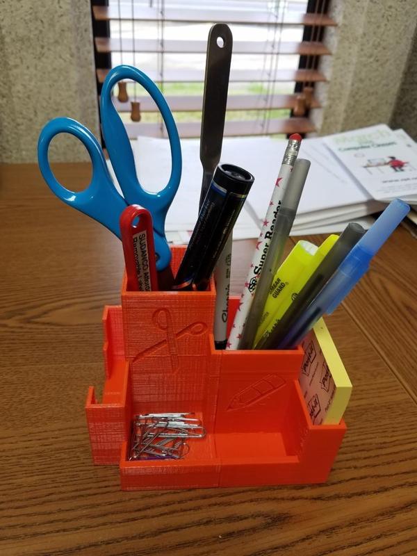 Supply Holder - with sticky note holders