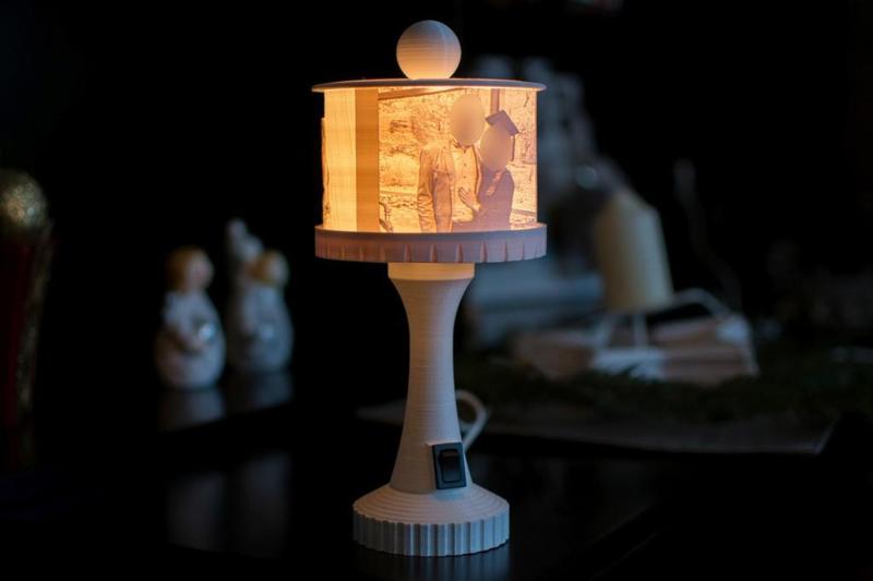 Miniature Standard-Lamp Lithophane