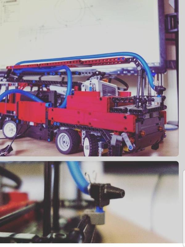 Water Hose End for LEGO TECHNIC  (Water tight, used on model fire truck)