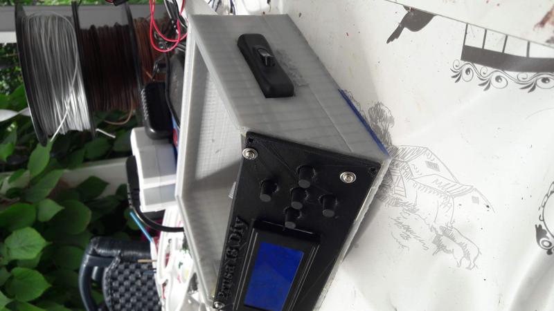 Display Box für Prusa i3 mit 3 Knöpfen