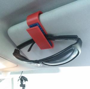 Glasses car clip