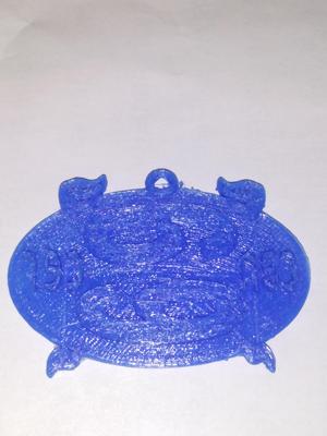 cancer zodiac keychain emblem