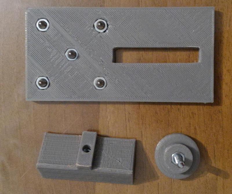 Template for motor holes Nema 17