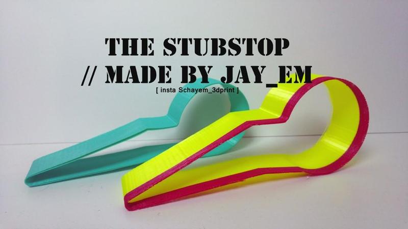 Stubstop the lightweight door stopper
