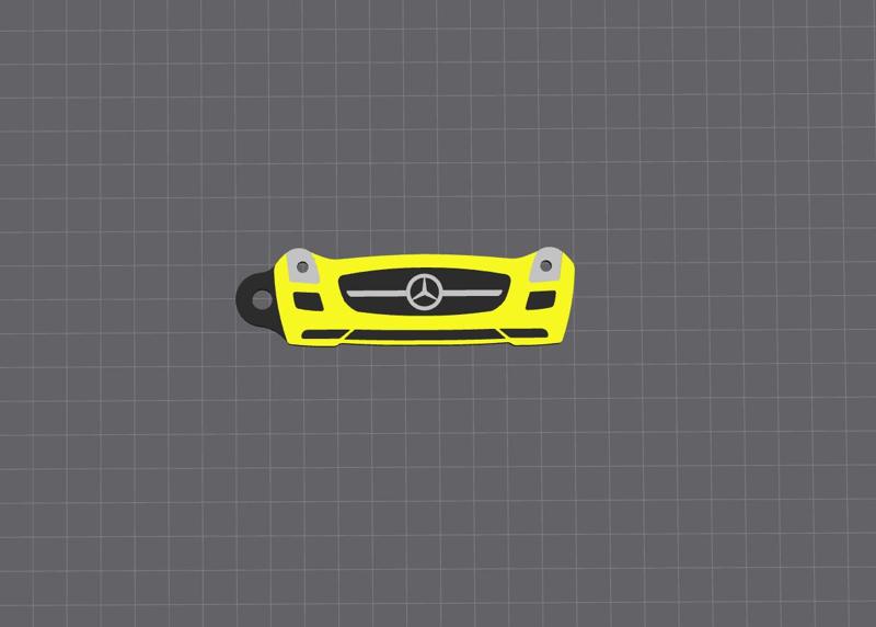 Mercedes SLS AMG Keychain