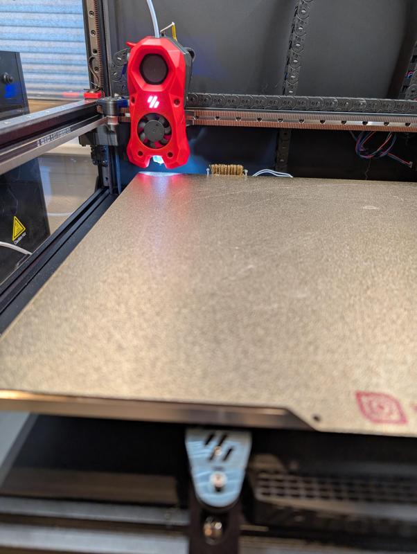 Raised Decontaminator Nozzle Scrubber for Voron 2.4 with kinematic mounts