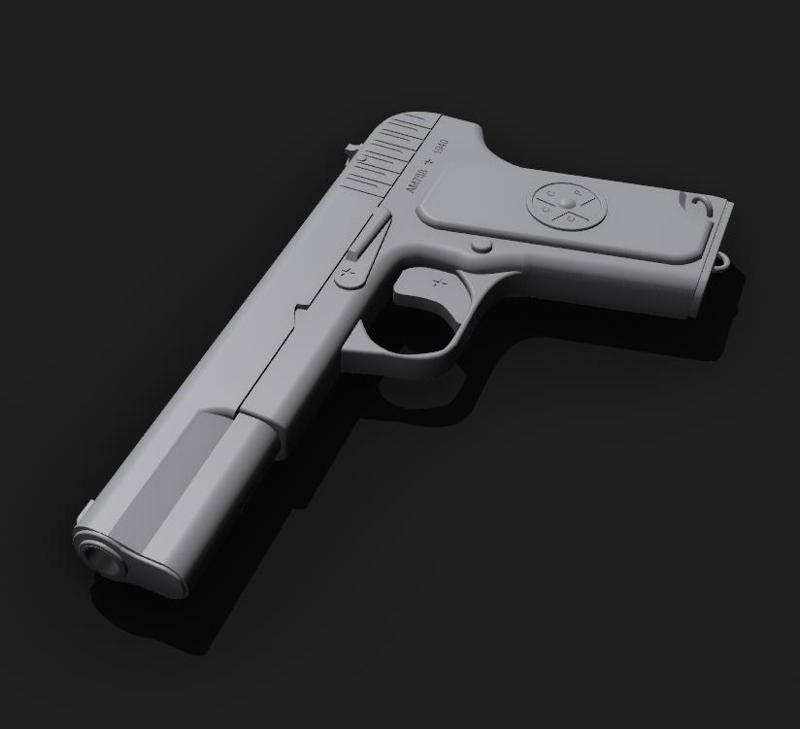 TT-33 Pistol (PropGun) 1/1 Size