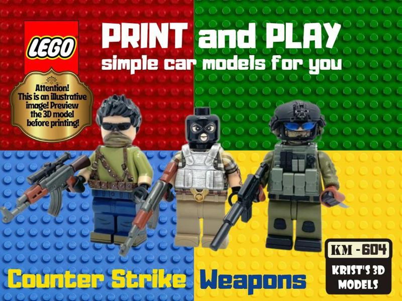 LEGO Counter-Strike Weapons