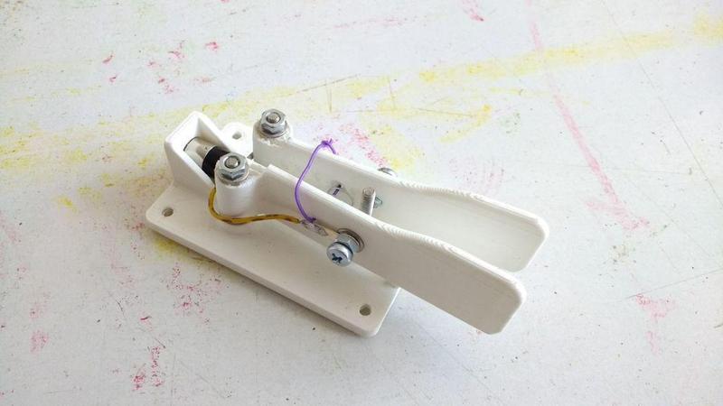 Mini morse paddle by W6IPA (metric updated)