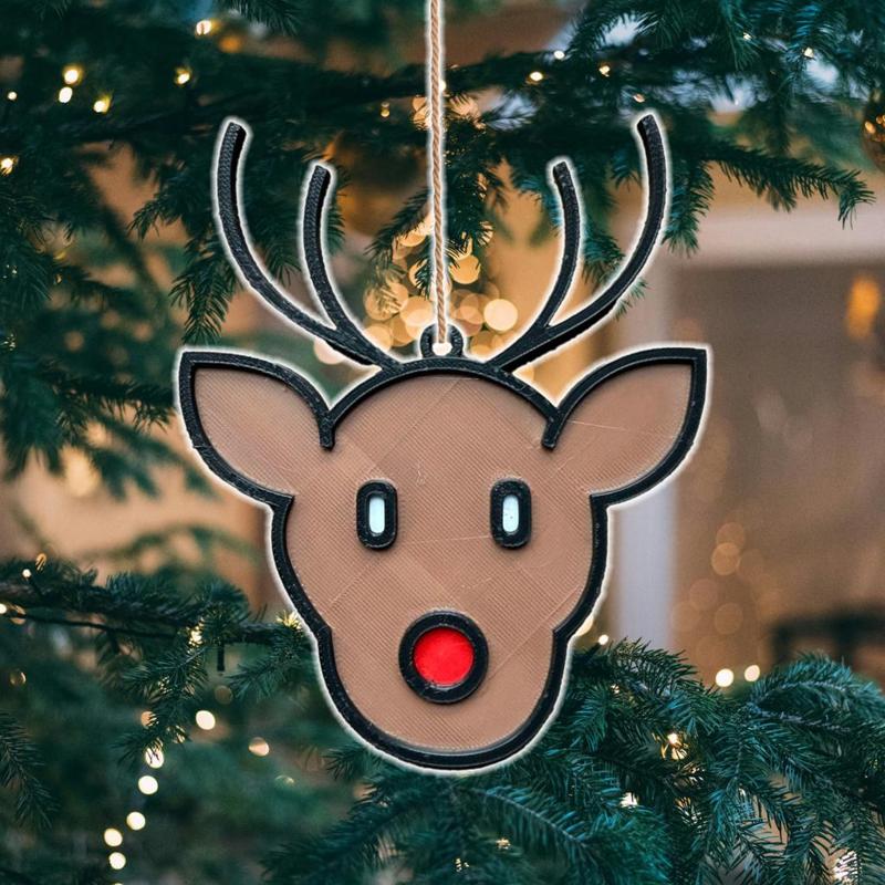 Christmas Rudolph the Red Nose Reindeer Ornament